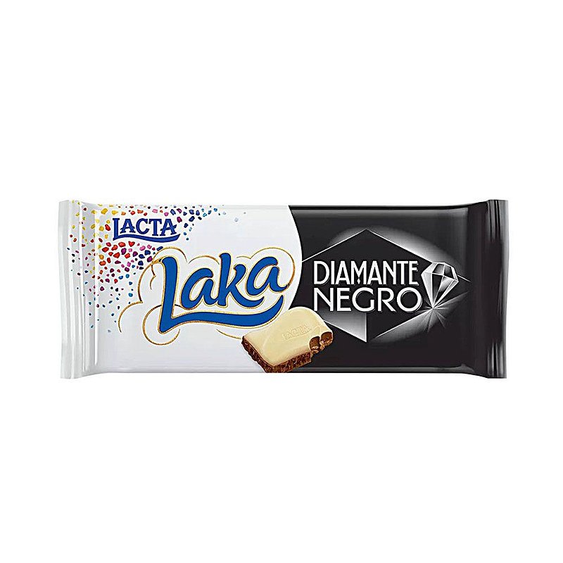 Chocolate Lacta Mix Laka e Diamante Negro 135g - Família Scopel
