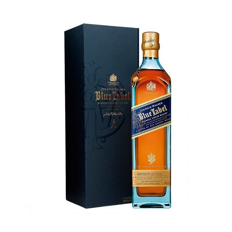 Whisky Johnnie Walker Blue Label 750 ml - Família Scopel Delivery