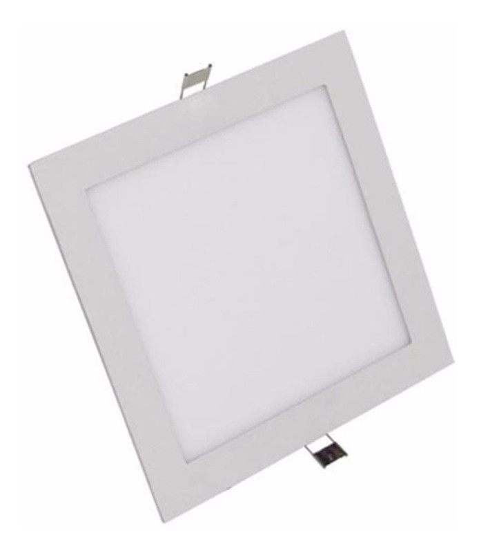 Luminária Plafon Led 12w Embutir Quadrado Branco Frio - Rio LED Importadora  e Distribuidora