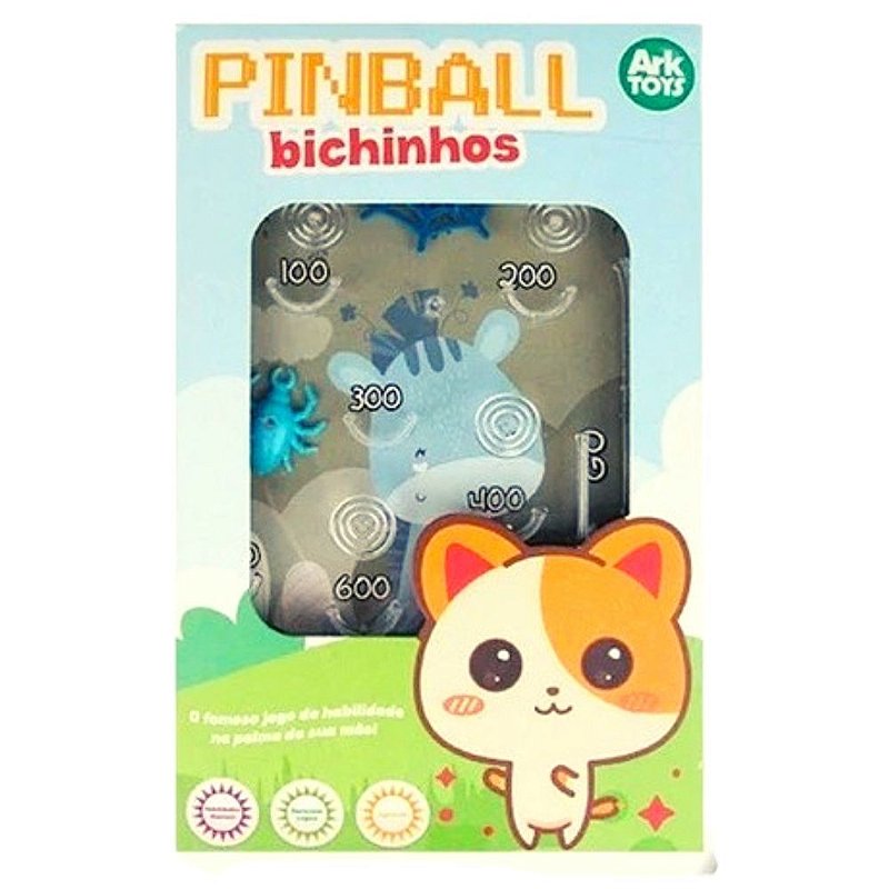 Brinquedo de Raciocínio Pinball Infantil De Bichinhos - WAS IMPORTS