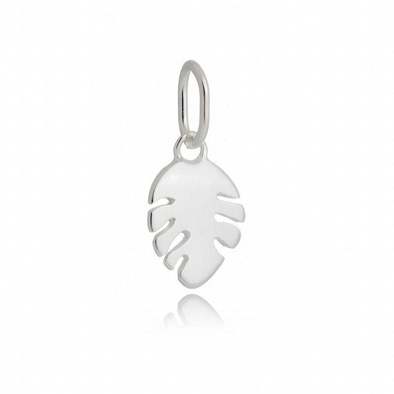 Pingente folha em prata 925