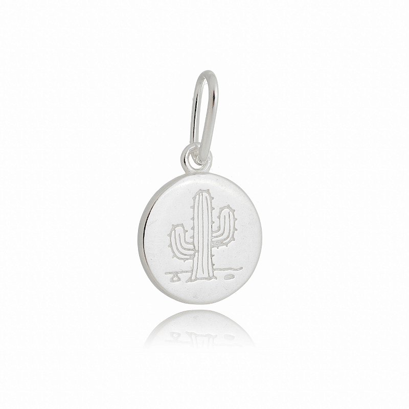 Pingente cacto em prata 925