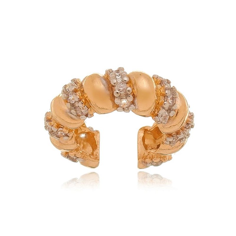 Piercing fake folheado a ouro 18k