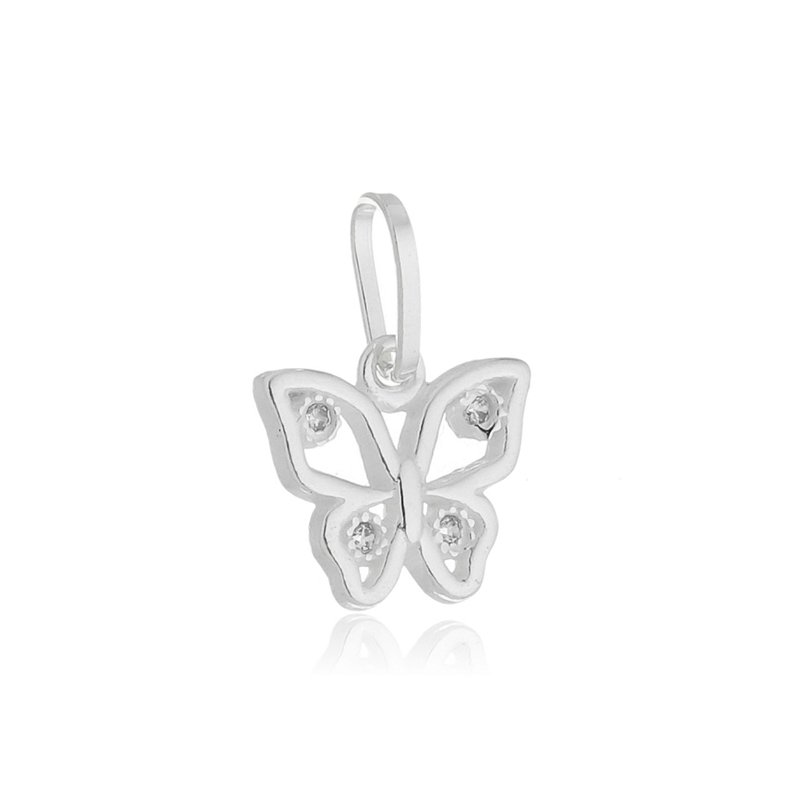 PINGENTE BORBOLETA EM PRATA 925