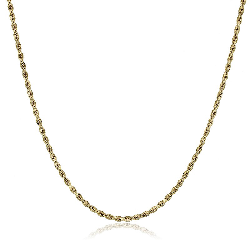 Corrente folheada a ouro 18k 40cm