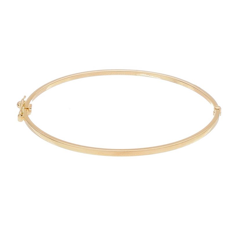 Bracelete fino folheado ouro 18k