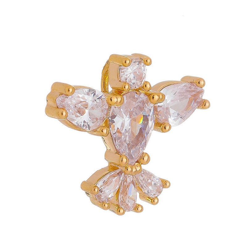 Pingente Espírito Santo folheado a ouro 18k