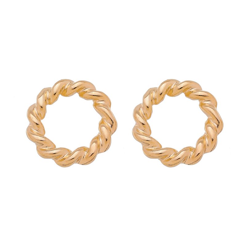 Brinco folheado a ouro 18k