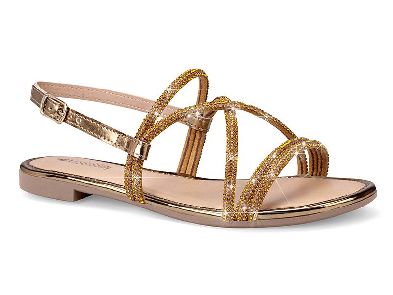 SANDÁLIA MISSISSIPI RASTEIRA PEDRARIA Q1763-0005 - Chik Calçados