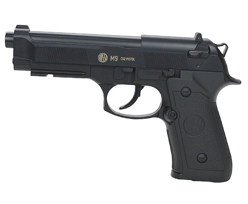 Pistola Airgun Beretta M9 Rossi NBB Co2 4,5mm - E&G Comércio - Airsoft