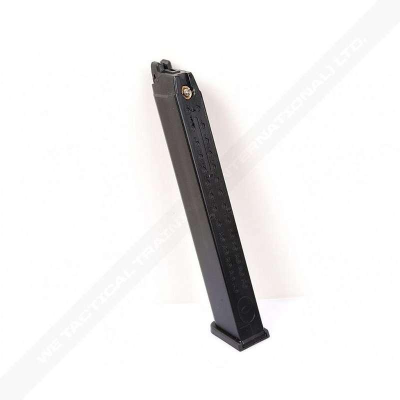 Magazine Long WE Glock G18/G17 Gbb Preto 6mm - E&G Comércio - Airsoft
