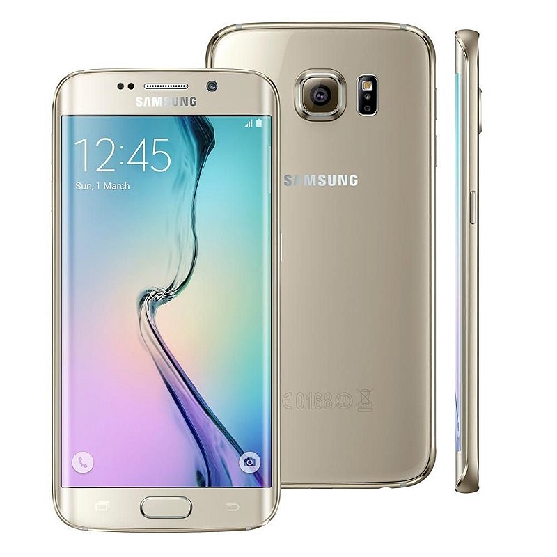 Smartphone Samsung S6 Edge G925I Dourado - Kika Magazine 