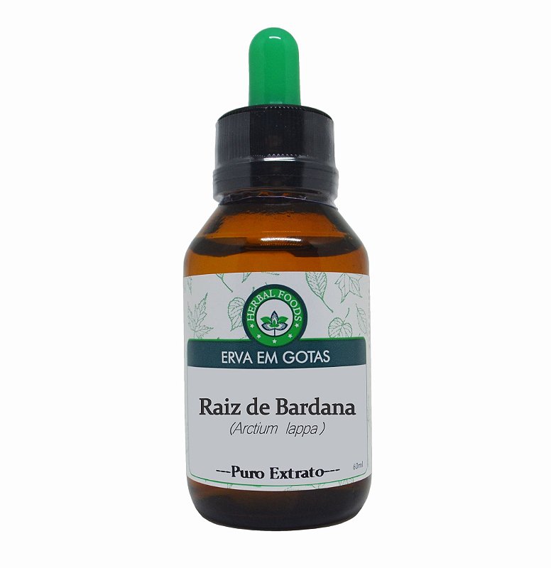 Raiz de Bardana - Extrato 60ml - Herbal Foods