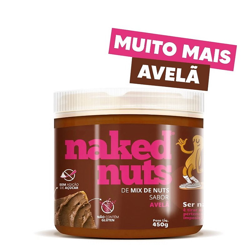 Pasta de Mix de Nuts Sabor Avelã G NAKED NUTS FitoNatureza