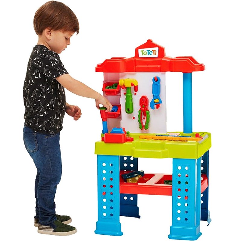 Oficina de Brinquedo Faz de Conta Tateti Bancada de Trabalho - Maçã ...