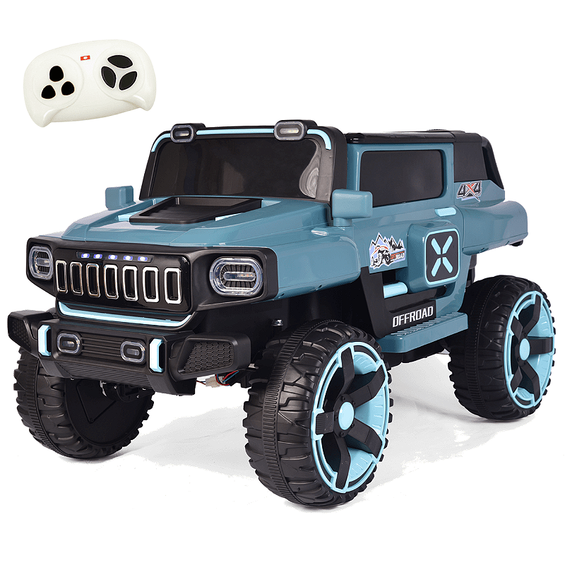 Carro Elétrico Zippy Toys Space Cross 4×4 Azul 12V Controle - Maçã