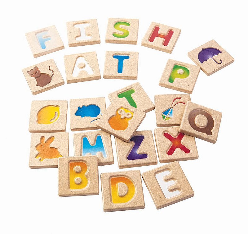 ALFABETO A-Z - PlanToys Brasil - Brinquedos Educativos de Madeira