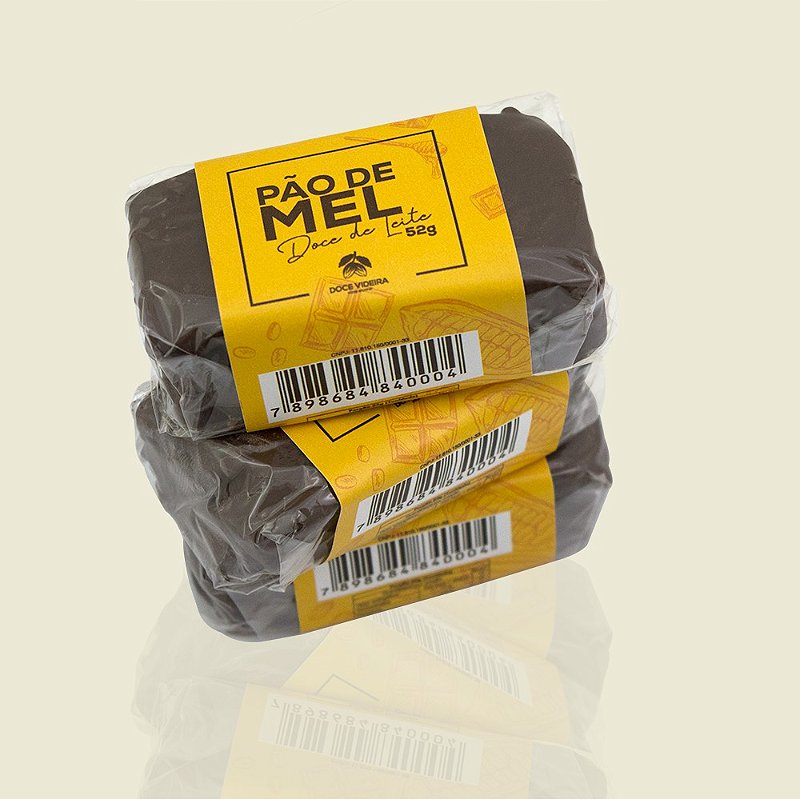 Pão de Mel de Doce de Leite - 80g