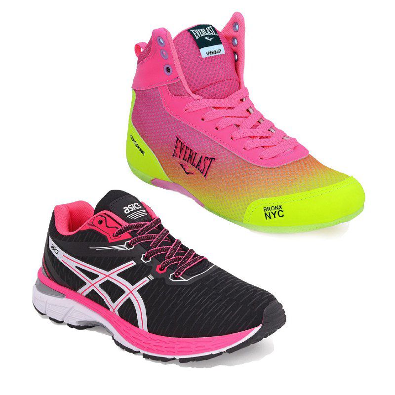 tenis asics feminino cano alto