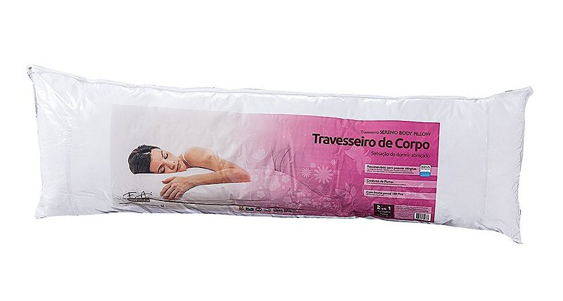TRAVESSEIRO DE CORPO SERENO 50X150 - Select Colchões