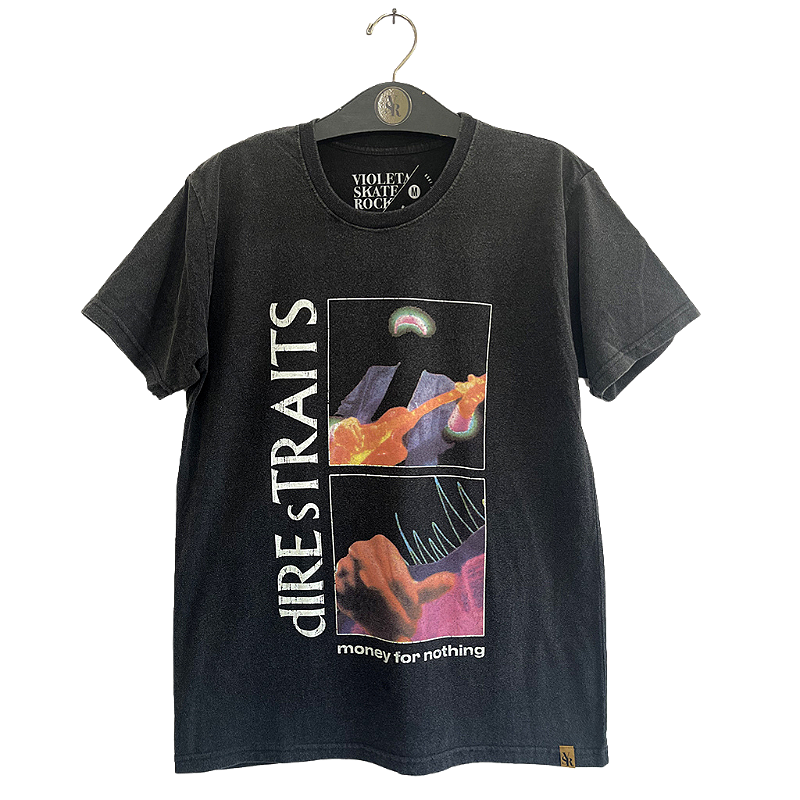 CAMISETA DIRE STRAITS MONEY FOR NOTHING Loja Rock n