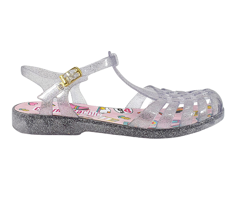 Plástico Transparente Sandalias Plasticas De Mujer De Moda