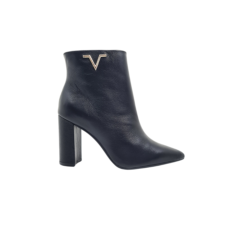 Via Marte Botas De Salto Pretas Via Marte Bota De Salto Preta Knee