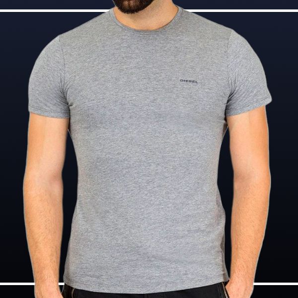 Camiseta Básica - Cinza Mescla - Diesel - Hughes Men's Wear Roupas e  Acessórios