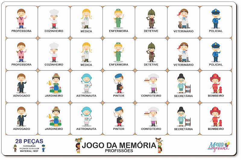 Brinquedo Educativo Tabuleiro Jogo Da Memória Smiles Emoções - Mega Impress