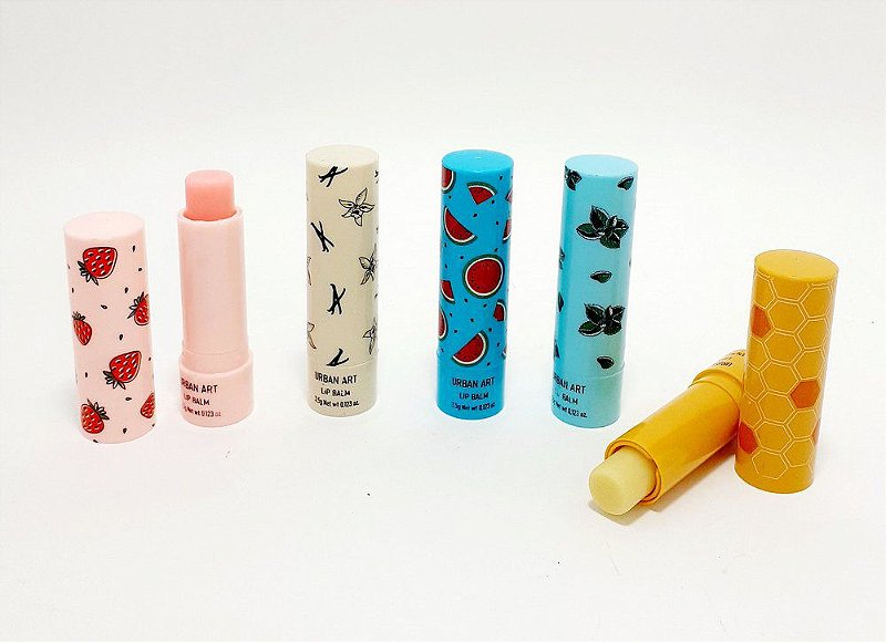 LIP BALM QUEEN CORES SORTIDAS Distribuidora dos Cosmeticos Tudo