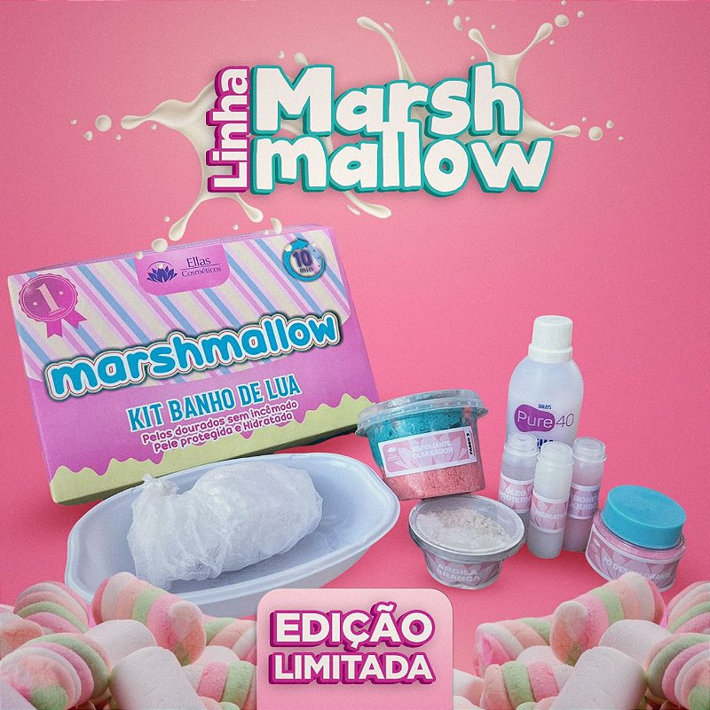 Kit Banho De Lua Ellas Marshmallow Na Caixa Distribuidora Dos Cosmeticos Tudo Para O 0982