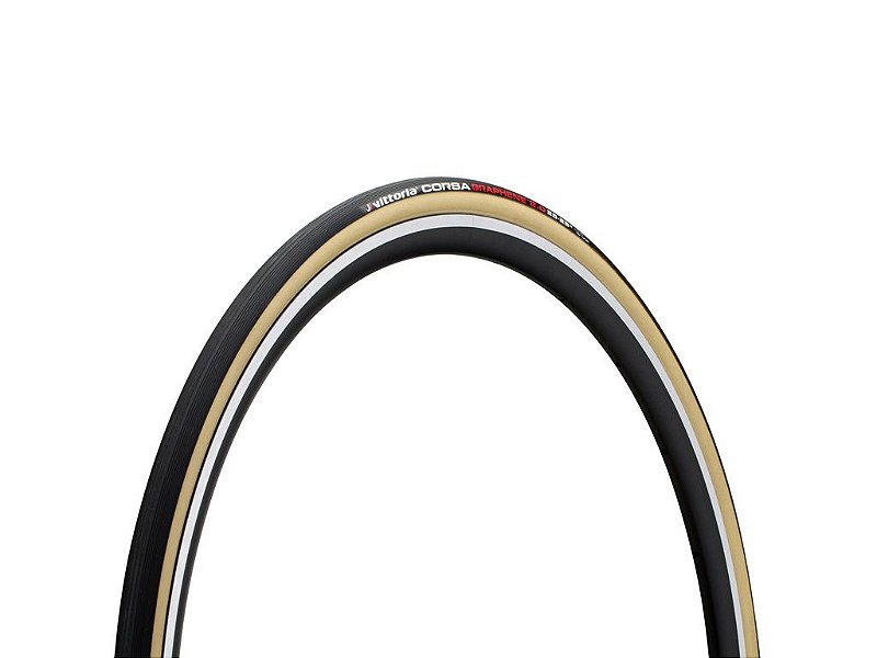 Pneu Vittoria Corsa G2.0 Clincher 700x25 Pto/Bege - Top Bike