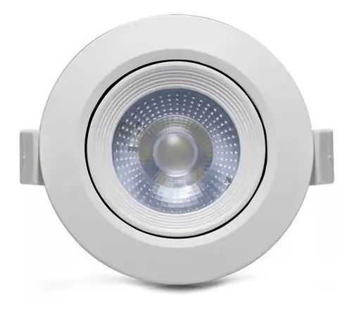 Mini Spot Led 3W Cob Redondo Branco Frio 6000k - Sua Loja de LED