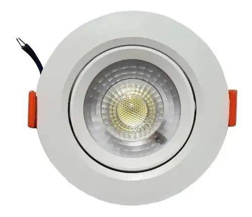 Spot LED 3W Redondo Branco Quente 3500K - CBC - Sua Loja de LED na Internet