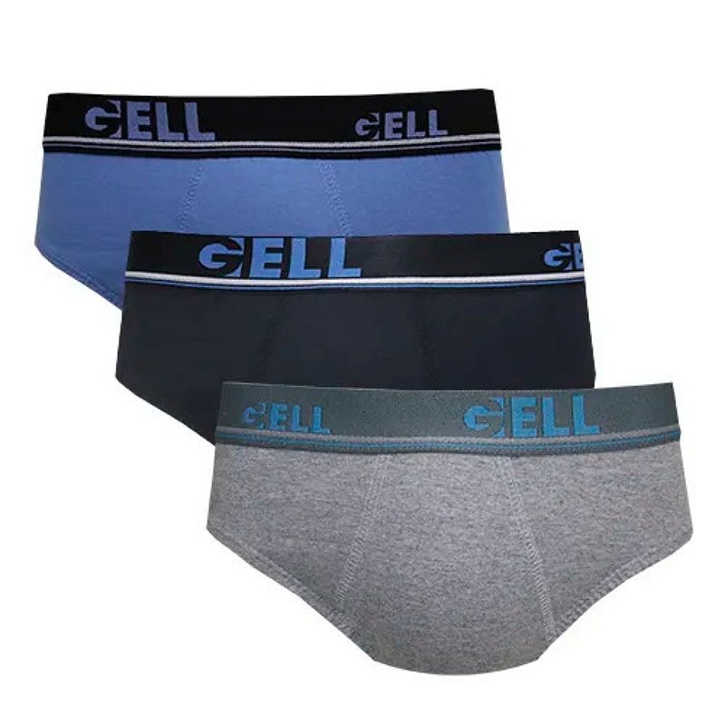 Slip pv c/03 Gell Underwear - gell Underwear em Promoção na Americanas