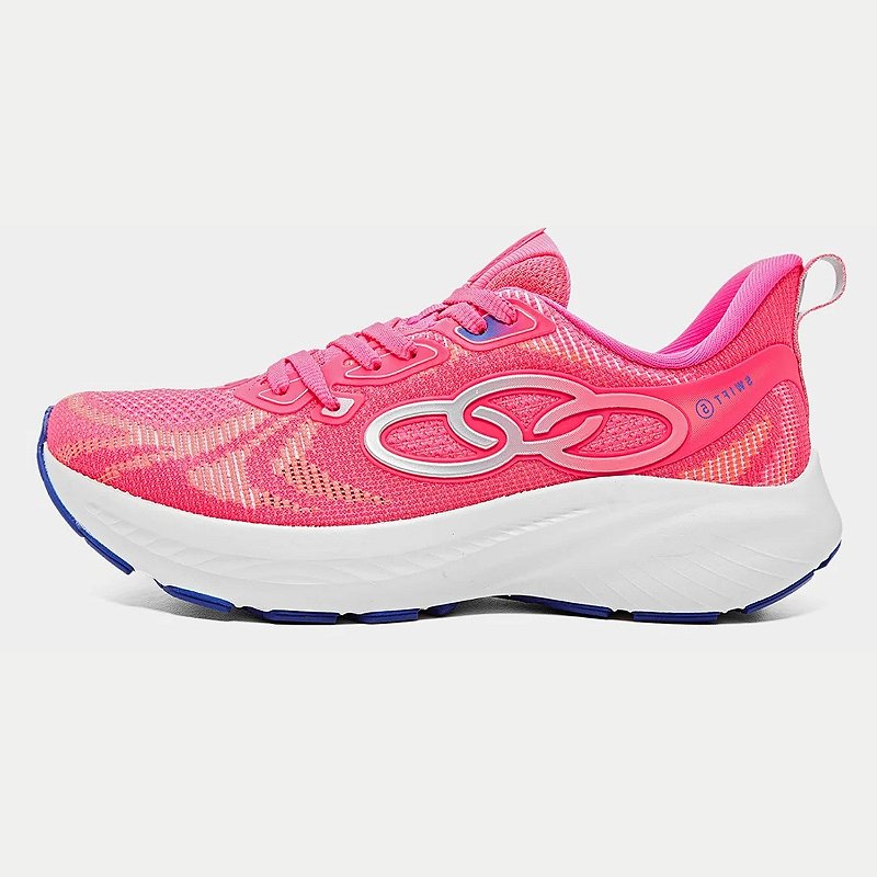 TÊNIS OLYMPIKUS SWIFT 5 RUNNING SOLADO DE BORRACHA AZALEI FEMININO