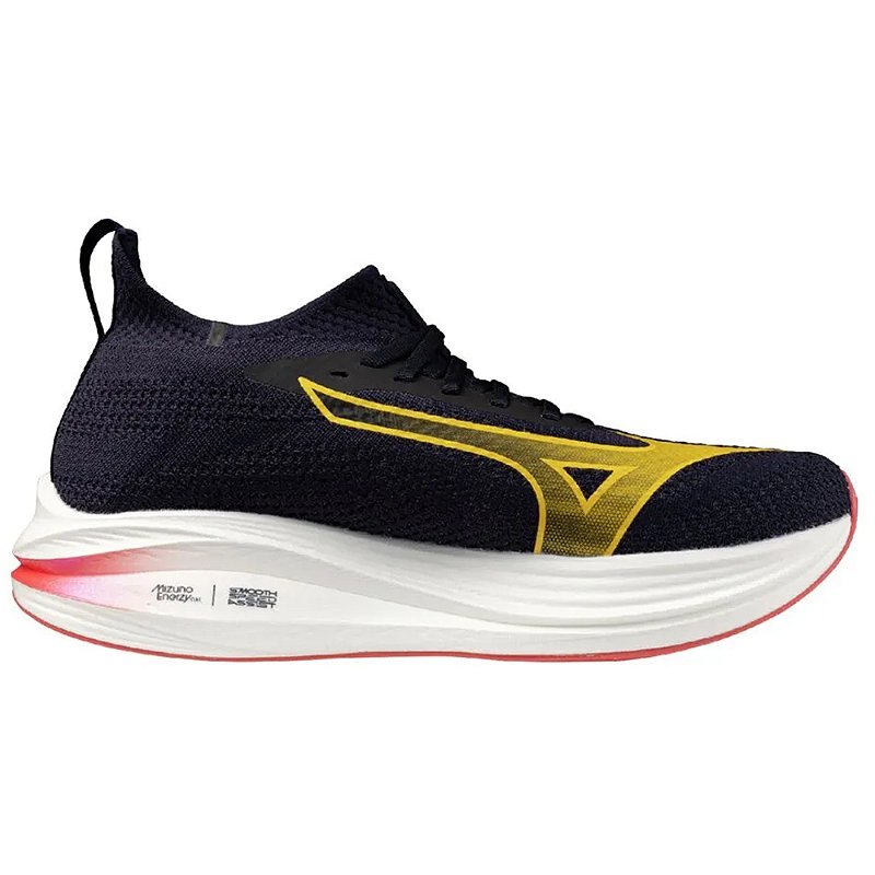 Tênis Mizuno Neo Zen Preto/Amarelo Masculino - Tontri Esportes