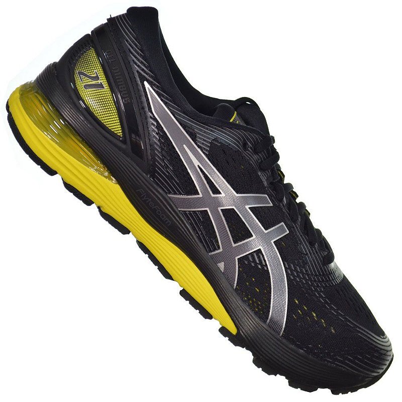 tenis asics nimbus 21 masculino preto