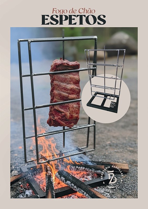 ESPETO DE COSTELA - FOGO DE CHÃO