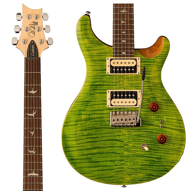 Guitarra PRS SE Custom 24-08 Eriza Verde com Bag - Planet Music
