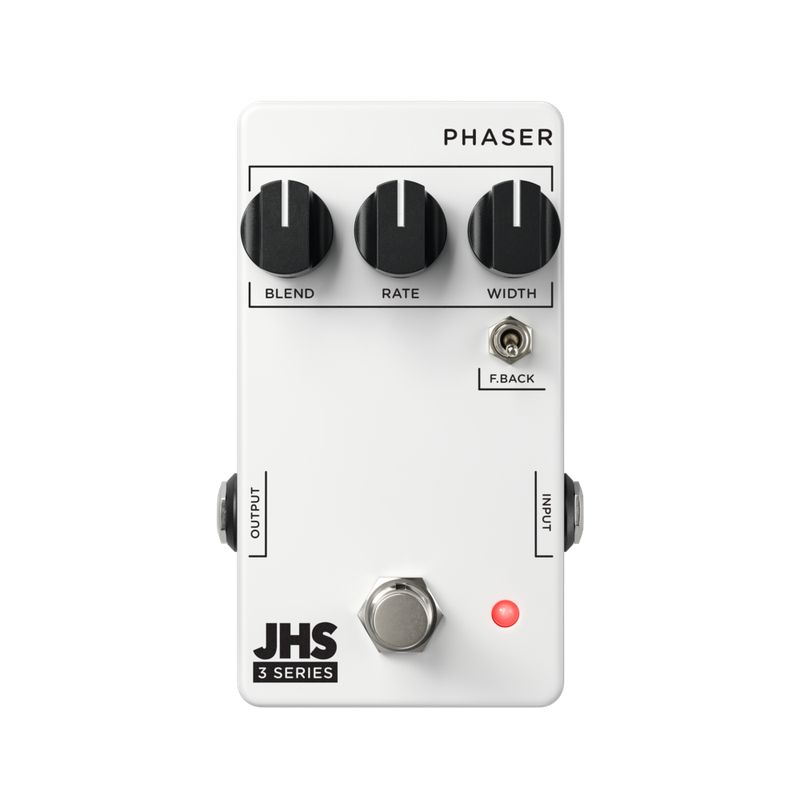 ギター JHS Pedals 3 Series PHASER Pedal JHS 3 Series Phaser Para Guitarra, 3 Pots + Chave