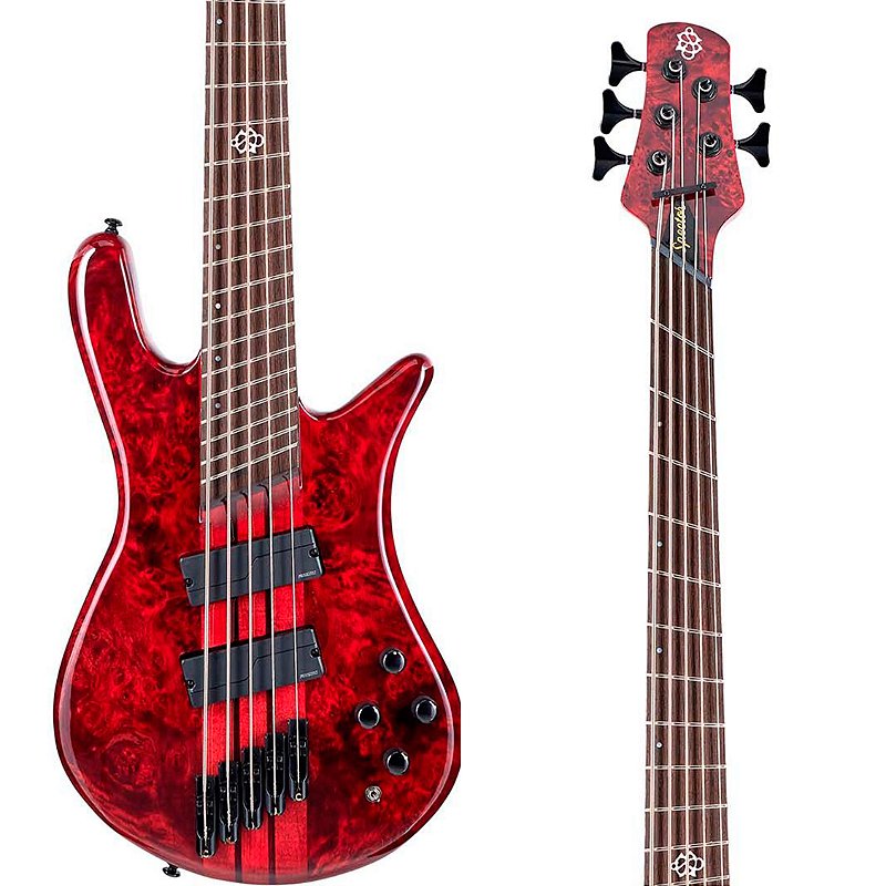 Baixo Spector NS Dimension 5 Cordas Inferno Red - Planet Music Express