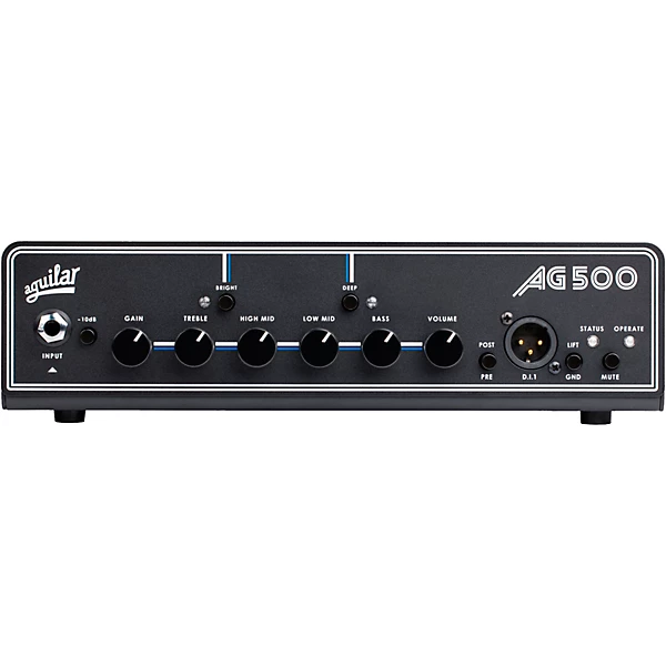 ベース Aguilar AG500 EM BREVE: Cabeçote Aguilar AG 500 V2 Super Light Bass Amp - Planet