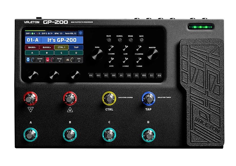 EM BREVE: Pedaleira Valeton GP-200 Multi-Effects - Planet Music Express