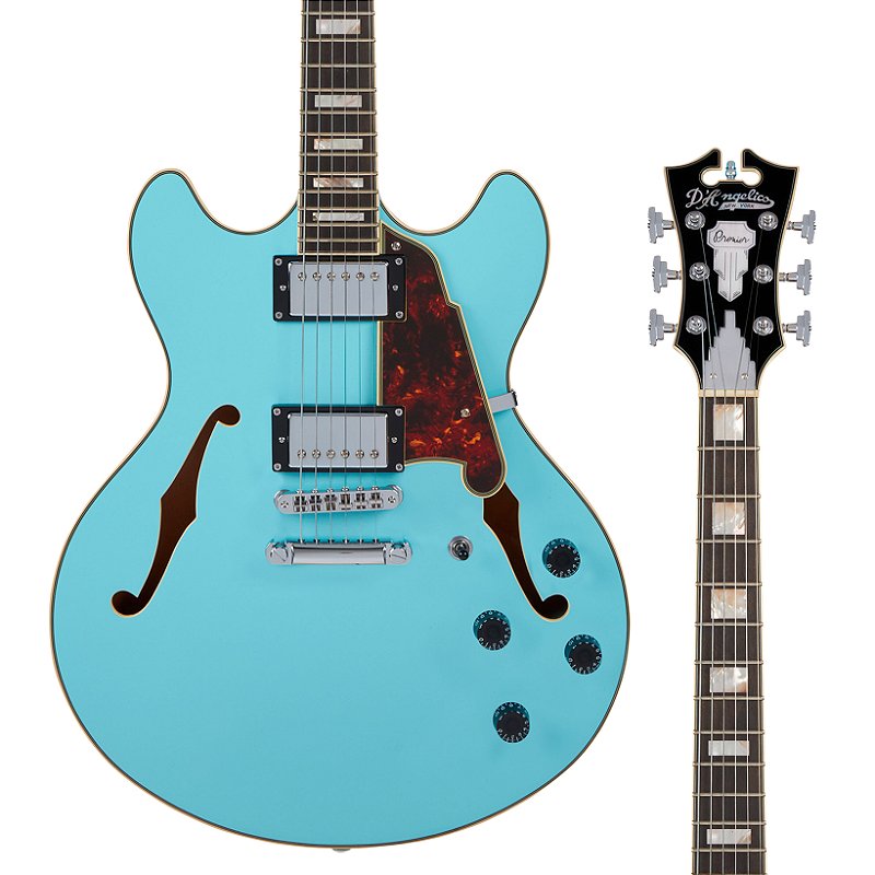 Em Breve: Guitarra D'Angelico Premier DC - Sky Blue - Planet Music