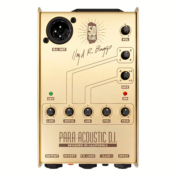 L.R. Baggs PARA ACOUSTIC D.I. ダイレクトボックス Lr Baggs Para Acoustic Di - Pré Amp, Direct Box E 5 Band Eq