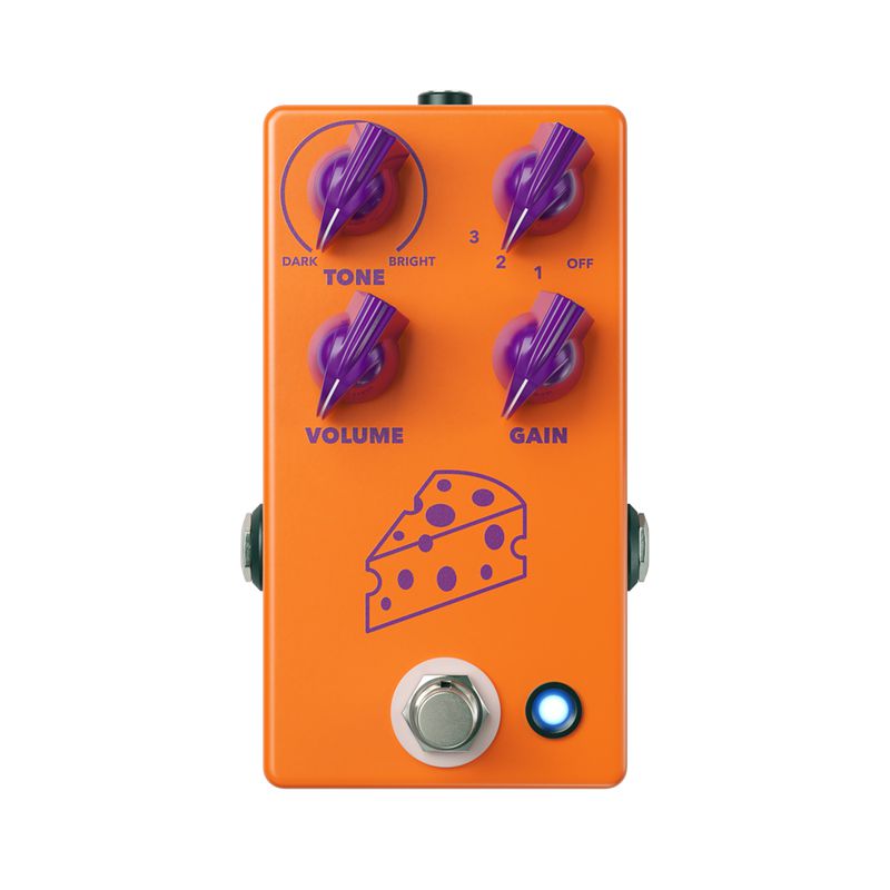 JHS PEDALS/ CHEESE BALL（Fuzz） Pedal JHS Cheese Ball Distortion e Fuzz, Seletor com 4 Modos
