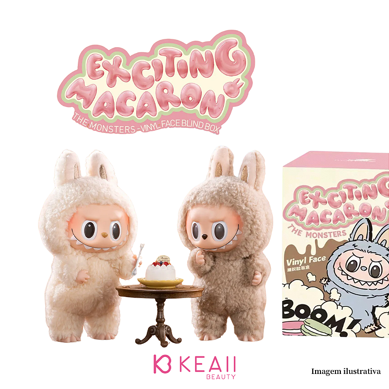 BLIND BOX Exciting Macaron LABUBU Pop Mart - Keaii Beauty
