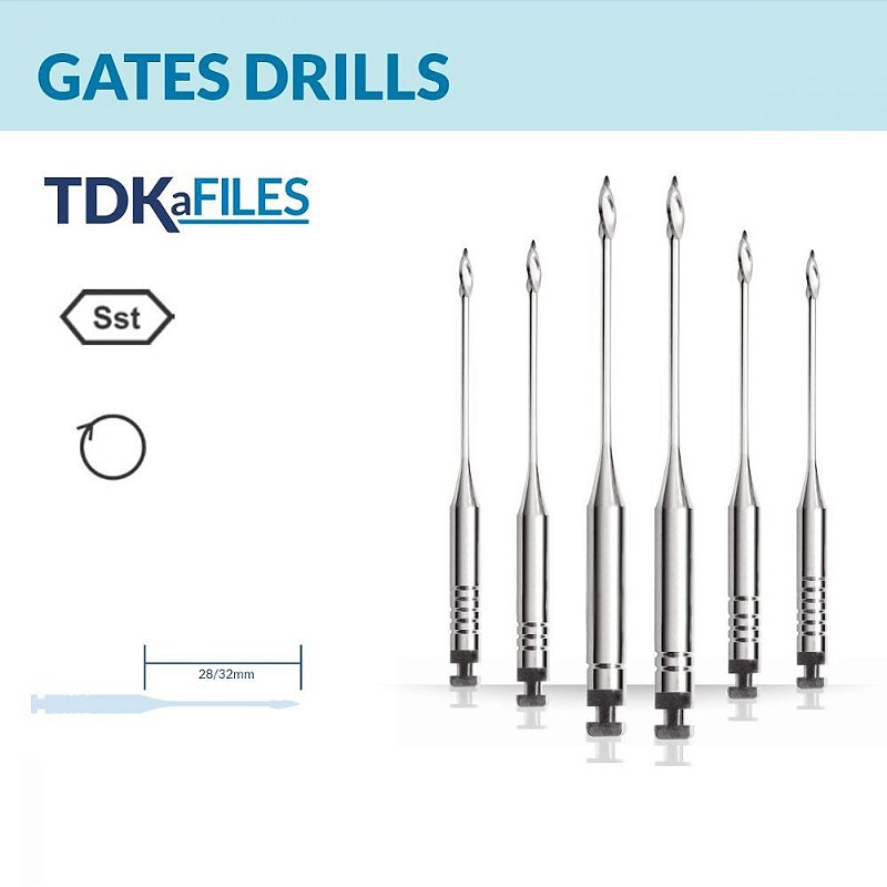Broca Gates Drills 32 mm TDK Dental Ice Virtual Instrumentos e Produtos Odontológicos
