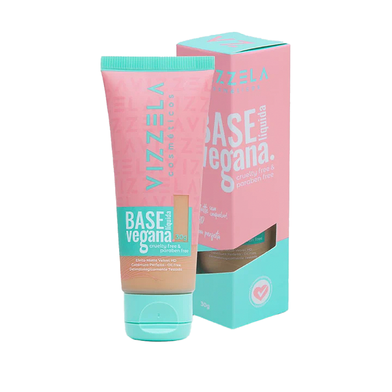 Base Líquida Vizzela Matte Vegana 07 30G | Casa Vieira - Casa Vieira